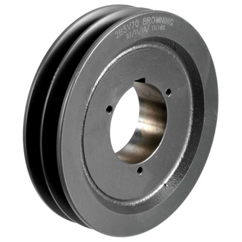 Browning 2B5V80 Split Taper Sheave 2 Groove, A, B Or 5V Belt, Uses B