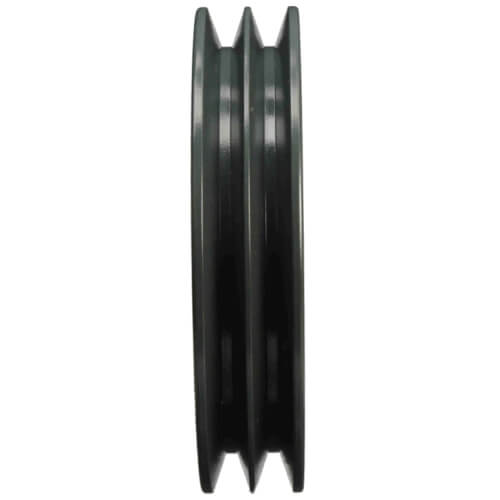 2 Groove Cast Iron Split Taper Sheave, A, B, 5V Belt, 8.28" OD