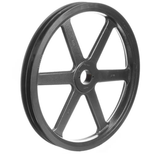Main product image of 2 Groove Cast Iron Classical Gripbelt Sheave, 4L or A, 5L or B Belt, 15.75" OD