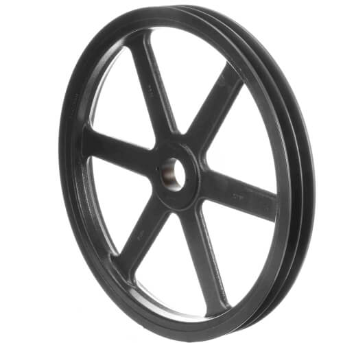 Main product image of 2 Groove Cast Iron Classical Gripbelt Sheave, 4L or A, 5L or B Belt, 15.75" OD