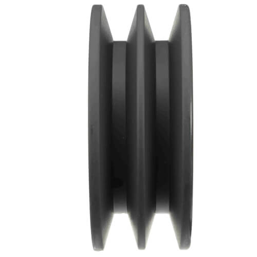 Main product image of 2 Groove Cast Iron Classical Gripbelt Sheave, 4L or A, 5L or B Belt, 4.45" OD