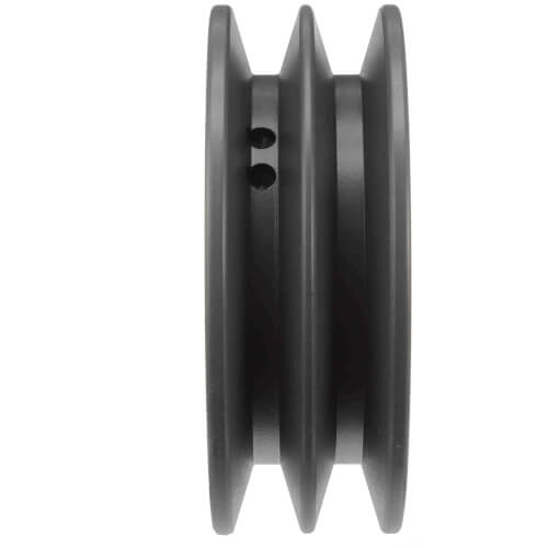 Main product image of 2 Groove Cast Iron Classical Gripbelt Sheave, 4L or A, 5L or B Belt, 4.95" OD