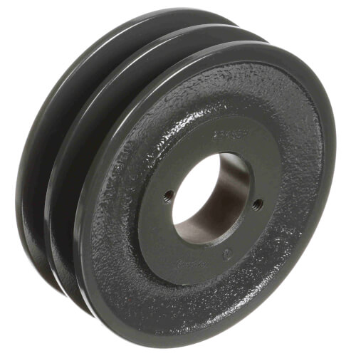 2 Groove Cast Iron Classical Gripbelt Sheave, 4L or A, 5L or B Belt, 5.25" OD