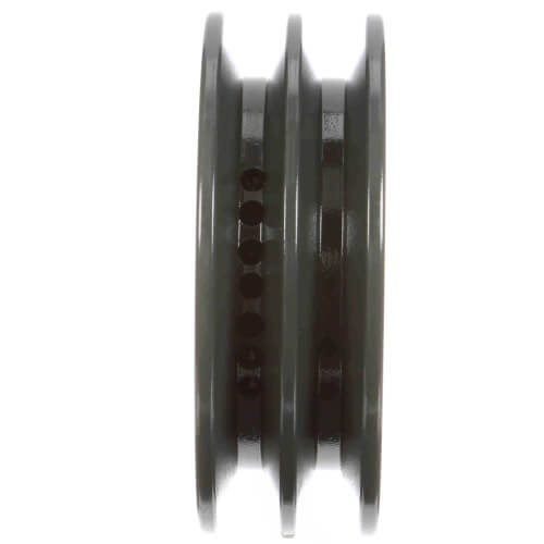 2 Groove Cast Iron Classical Gripbelt Sheave, 4L or A, 5L or B Belt, 5.25" OD
