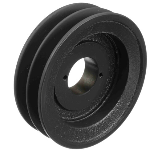 Main product image of 2 Groove Cast Iron Classical Gripbelt Sheave, 4L or A, 5L or B Belt, 5.75" OD