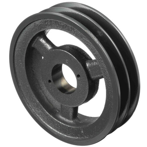 Main product image of 2 Groove Cast Iron Classical Gripbelt Sheave, 4L or A, 5L or B Belt, 6.75" OD