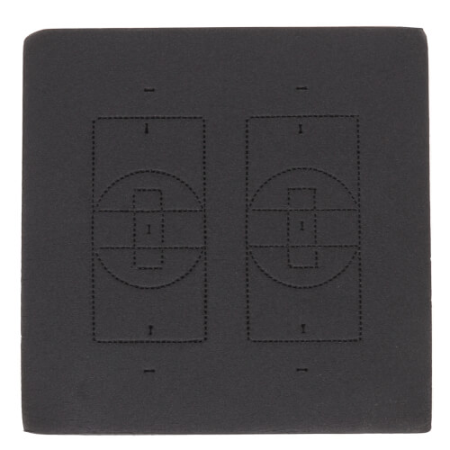 2-Gang Universal Flip-Lid Weatherproof Receptacle Cover (Silver)