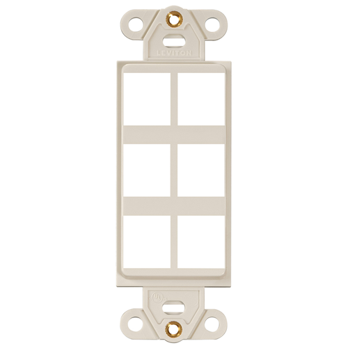 Main product image of Quickport, Decora Insert, 6-port (Light Almond)