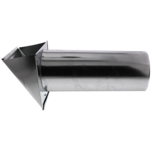 2FAIGAL04 ZFLEX 2FAIGAL04 4" Galvanized Fresh Air Intake Hood