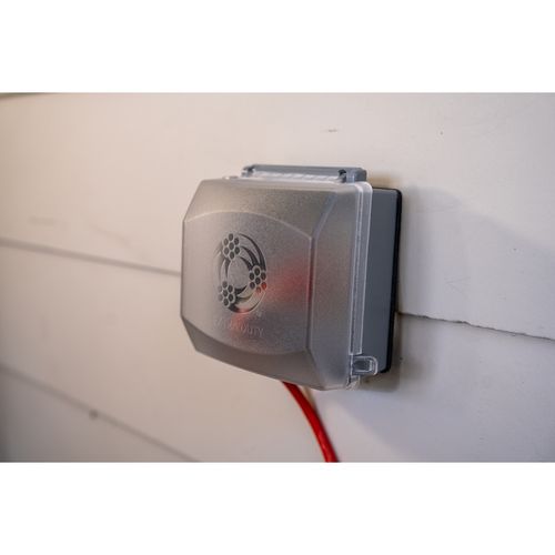 Main product image of 2-Gang Weatherproof While-in-Use 40-in-1 Cover, Extra Duty Rated, Clear Hood, Non-Metallic