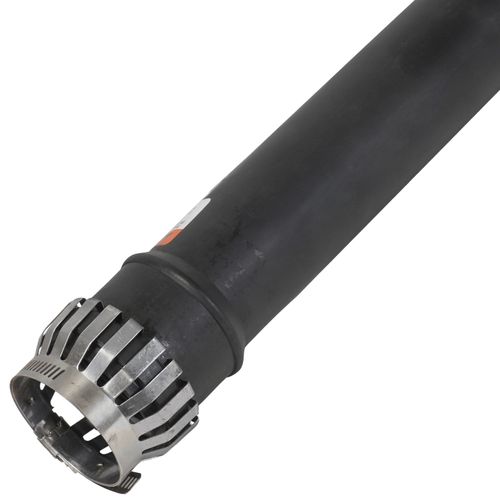 Main product image of 2" x 36" PolyPro Black UV Resistant Single Wall Straight Pipe w/ LB2