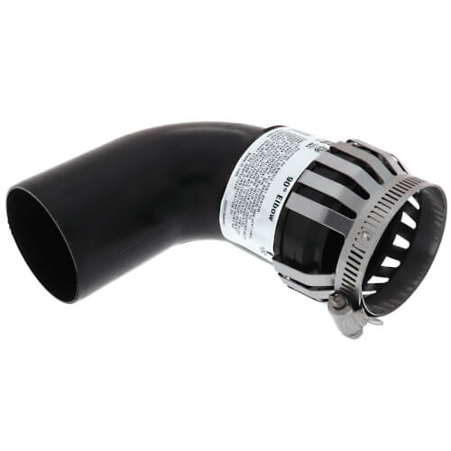 2" PolyPro 90° Black UV Resistant Elbow w/ LB2