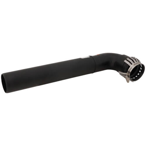 Main product image of 2" PolyPro 90° Black UV Resistant Extended Elbow w/ LB2