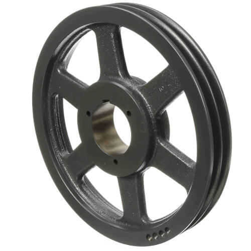 Main product image of 2 Groove Cast Iron Split Taper Sheave, 5V Belt, 12.5" OD