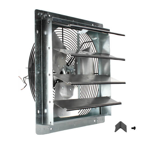 2SHE Series 16" Shutter Mount Exhaust Fan