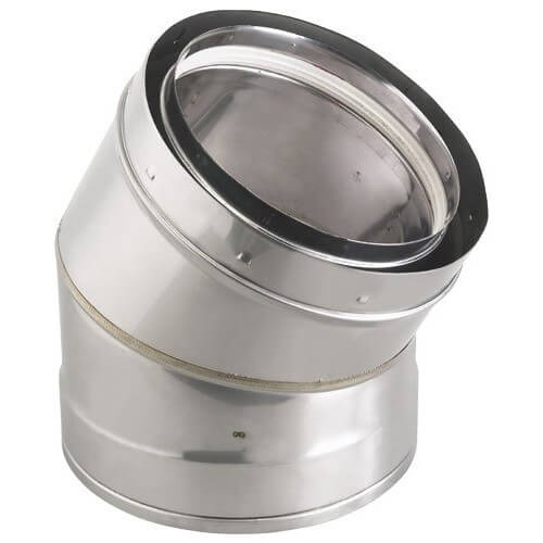 3" x 30° Z-Vent Double Wall Elbow