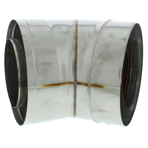 4" x 45° Z-Vent Double Wall Elbow