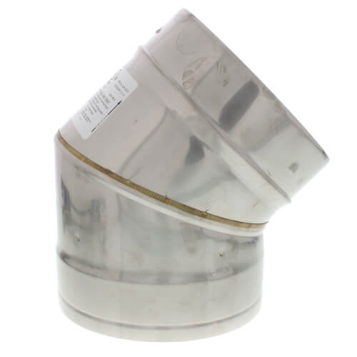 4" x 45° Z-Vent Double Wall Elbow