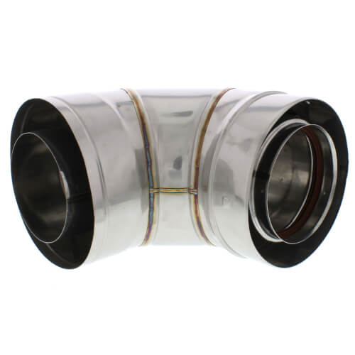 4" x 90-Degree Z-Vent Double Wall Elbow