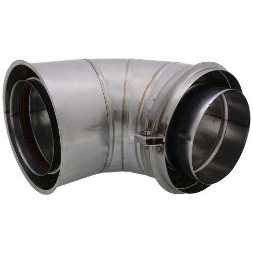 Main product image of 6" x 90-Degree Z-Vent Double Wall Elbow w/ ZV-Clamp
