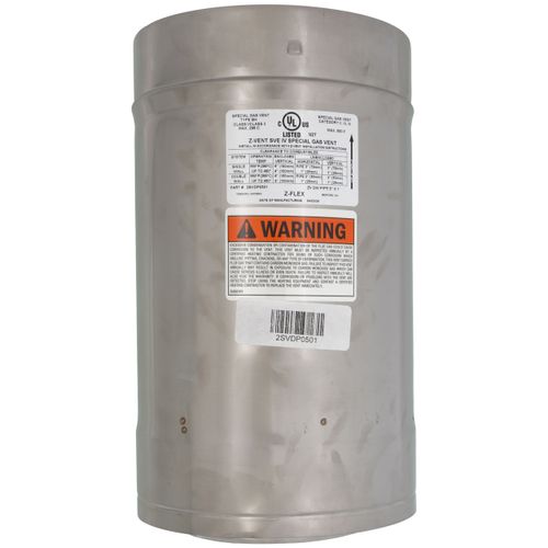 Main product image of 5" x 1 Ft. Z-Vent Double Wall Pipe