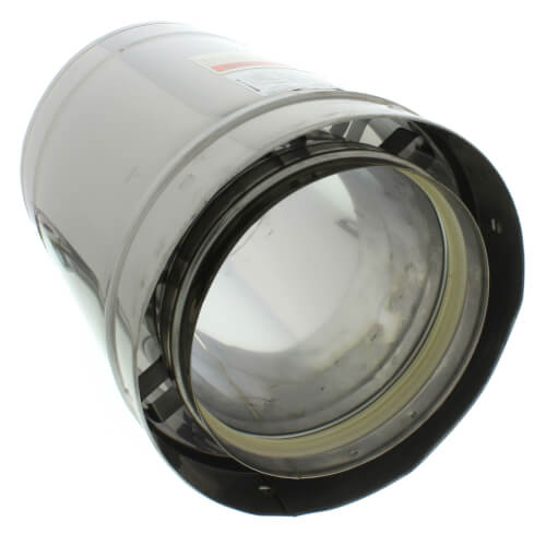 2SVDP0601 ZFLEX 2SVDP0601 6" x 1 Ft. ZVent Double Wall Pipe