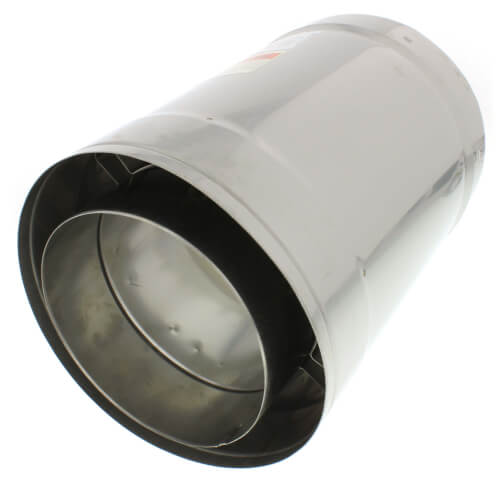 2SVDP0601 ZFLEX 2SVDP0601 6" x 1 Ft. ZVent Double Wall Pipe