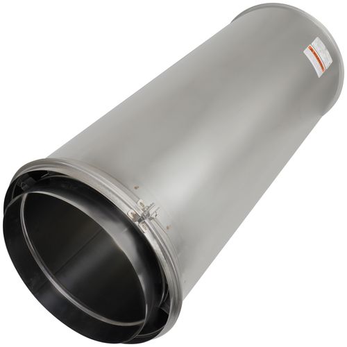 Main product image of 12" x 3 Ft. Z-Vent Double Wall Pipe w/ ZV-Clamp