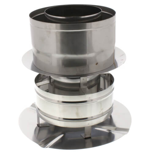 Main product image of 4" Z-Vent Double Wall Rain Cap w/ Wind Band