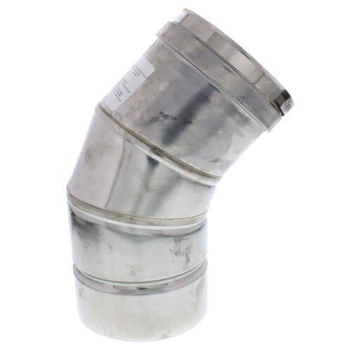 Main product image of 5" x 45° Z-Vent Single Wall Elbow