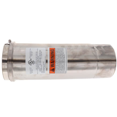 Main product image of 4" x 1 Ft. Z-Vent Single Wall Pipe
