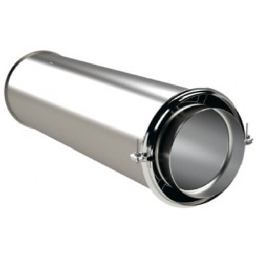 2SVPD404 ZFLEX 2SVPD404 4" x 4 Ft. ZVent Double Wall Pipe