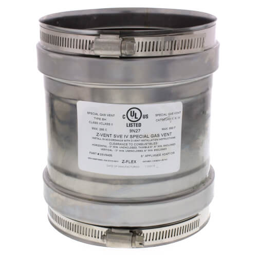 2SVSA05 ZFLEX 2SVSA05 5" ZFlex Universal Appliance Vent Adapter