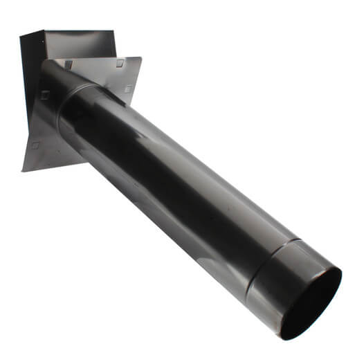 4" Z-Vent Termination Hood w/ Damper