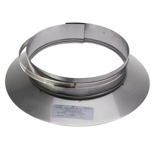 8" Z-Vent Single Wall Storm Collar (OD)