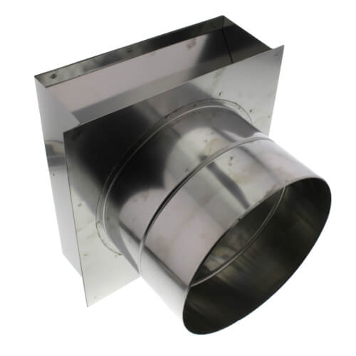 Main product image of 6" Z-Vent Single Wall Horizontal Wall Termination Box