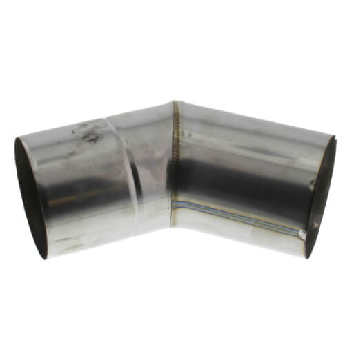 3" Z-Vent Horizontal Termination Elbow (45°)