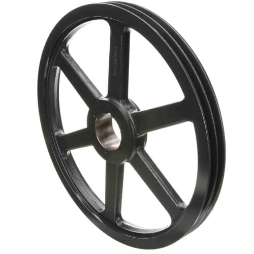 Main product image of 2 Groove Cast Iron Split Taper Sheave, A, B Belt, 18.75" OD