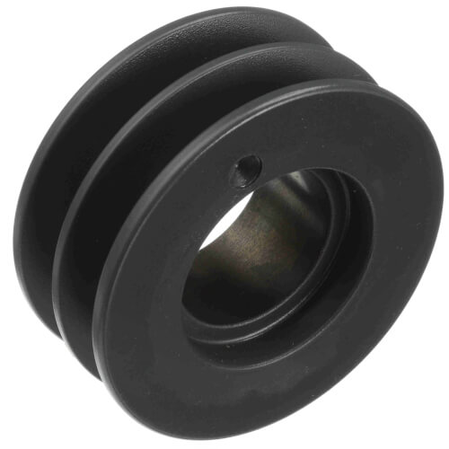 2 Groove Cast Iron Split Taper Sheave, A, B Belt, 4.15" OD