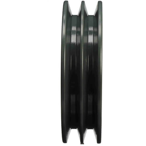Main product image of 2 Groove Cast Iron Split Taper Sheave, A, B Belt, 6.55" OD