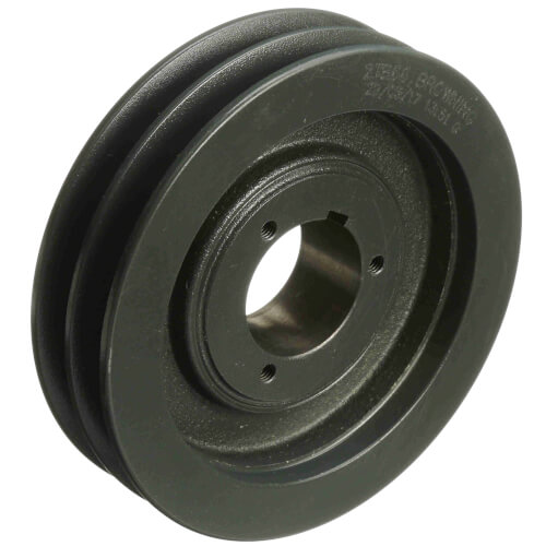 Main product image of 2 Groove Cast Iron Split Taper Sheave, A, B Belt, 6.95" OD