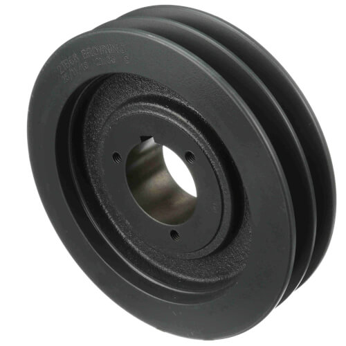 Main product image of 2 Groove Cast Iron Split Taper Sheave, A, B Belt, 7.15" OD