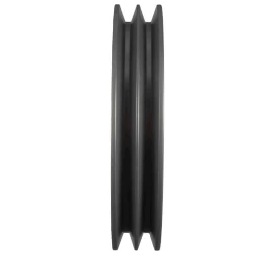 2 Groove Cast Iron Split Taper Sheave, A, B Belt, 9.35" OD