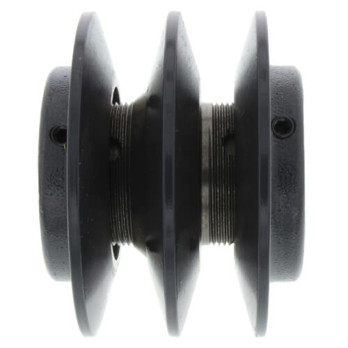 2 Groove Cast Iron Variable Pitch Sheave w/ 1-1/8" Bore, 3.95" OD