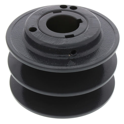 2 Groove Cast Iron Variable Pitch Sheave w/ 1-1/8" Bore, 3.95" OD