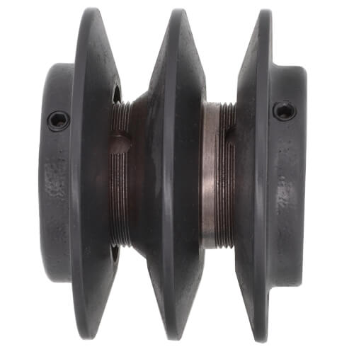 Main product image of 2 Groove Cast Iron Variable Pitch Sheave w/ 5/8" Bore, 3.95" OD