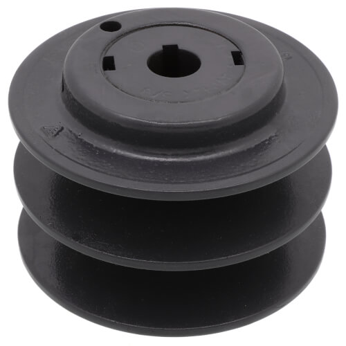 Main product image of 2 Groove Cast Iron Variable Pitch Sheave w/ 5/8" Bore, 3.95" OD