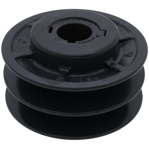 2 Groove Cast Iron Variable Pitch Sheave w/ 1-1/8" Bore, 4.75" OD
