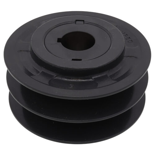 Main product image of 2 Groove Cast Iron Variable Pitch Sheave w/ 1-3/8" Bore, 6" OD