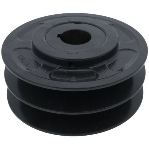 Main product image of 2 Groove Cast Iron Variable Pitch Sheave w/ 1-3/8" Bore, 6.5" OD